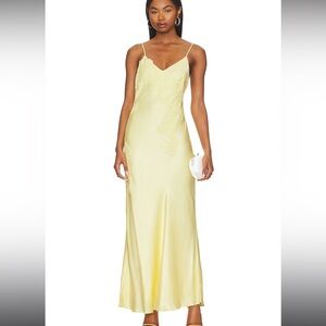 Yellow Bardot dress